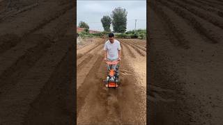 Gasoline micro tillerAgricultural machinery micro tillerditching machine shorts part 701 [upl. by Airetnahs]