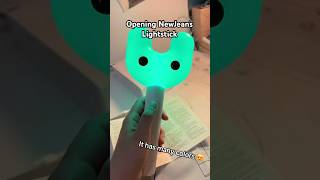 My first lightstick ever  kpop newjeans lightstick shorts [upl. by Nnaacissej]