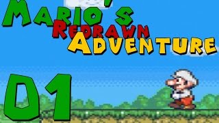 Lets Play Marios Redrawn Adventure SMWHack 1  Dicke Knuffeloptik [upl. by Savina901]