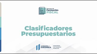 Clasificadores Presupuestarios [upl. by Placia]