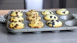 EASY MUFFIN RECIPE  Muffin Base Recipe [upl. by Jeu537]