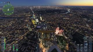 FS2024  Pontoise TO Le Bourget VIA Paris Notre Dame  Cessna 172 [upl. by Niatsirk]