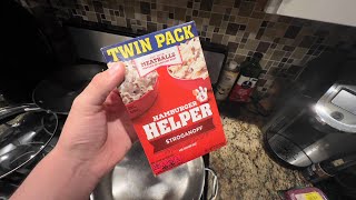 How To Make “Hamburger Helper Beef Stroganoff” BEST FLAVOR [upl. by Hilaria]