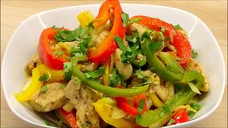 Resep chicken fajitas  How to make chicken fajitas  Tacos [upl. by Naeruat]