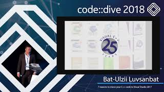 7 reasons to move your C code to Visual Studio 2017  BatUlzii Luvsanbat  codedive 2018 [upl. by Trisha281]