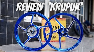 REVIEW DAN UNBOXING VELG VND AK55 F1ZR❗ [upl. by Yrocal]