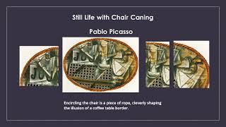 StillLife with Chair Caning Pablo Picasso [upl. by Lemcke294]