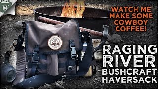 Bushcraft Haversack by Raging River Trading Flint amp Steel Fire Haversack Loadout Kit [upl. by Llertnor]