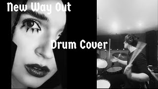 Poppy  New Way Out Drum Cover By Brad Hughes [upl. by Atorod]