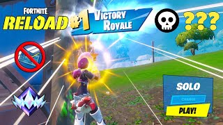 OG Fortnite Reload RANKED  High Kill Solo Zero Build Gameplay  Keyboard amp Mouse [upl. by Nylarej]