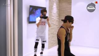 BANGTAN BOMB Dancing by Jimin amp shooting by Jung Kook  BTS 방탄소년단 [upl. by Apilef]