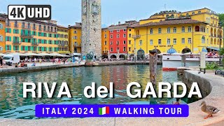 RIVA DEL GARDA Walking Tour 4K 🦆 ITALY 2024 🇮🇹 Lake Garda WALK [upl. by Viveca]