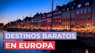 10 Destinos baratos en Europa que no te puedes perder 🇪🇺 [upl. by Reivilo]