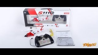 Syma S111G RC Helicopter  Unboxing amp Review [upl. by Teerell]