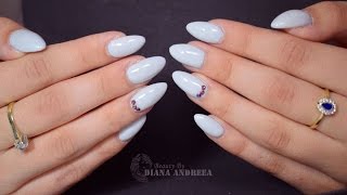 How to Gel Nails Refill  Light Elegance  BeautybyDianaAndreea [upl. by Yenaiv632]