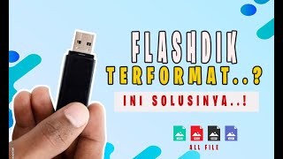 CARA MENGEMBALIKAN DATA FLASHDISK YANG TERFORMATHILANG [upl. by Cheston]