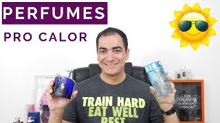 PERFUMES MASCULINOS PARA O CALOR  TOP 10 VERÃO [upl. by Andryc]