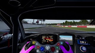 ACC Donington Park McLaren 720S GT3 Evo 2023 Dry Track Guide Hotlap  Telemetry [upl. by Adlin766]