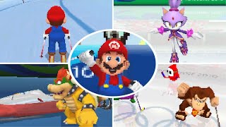 Mario amp Sonic at the Olympic Winter Games DS  All Olympic Events [upl. by Nandor]