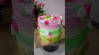 Mix colour fancy cake fancycake tallcakedesign viral short [upl. by Introc]