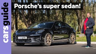 Porsche Panamera 2025 review Redesigned sedan powers ahead of BMW 7 Series and Mercedes SClass [upl. by Rosdniw]