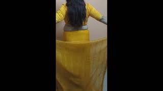 koti saree style draping  Sadi Kaise pahne  how to draping koti saree style  Sadi pahnane [upl. by Eiznekam]