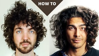 How To Make Coarse Curly Hair Look Good ft Jesses Barbershop [upl. by Tonneson]