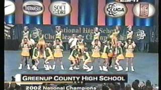 Greenup County High School Cheerleading 2003 [upl. by Anialeh]