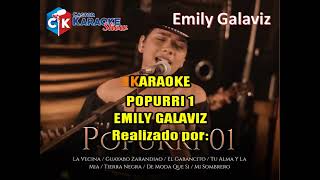 karaoke popurri 1 emily galavis OFFICIAL EmilyGalaviz castorkaraokeshow1970 [upl. by Atirehc]