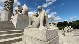 Frogner Park The Vigeland Park Oslo City [upl. by Donough530]