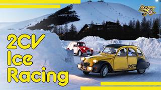 Ice Racing 2CVs in a Ski Resort  The Funniest Motorsport [upl. by Gonzalo753]