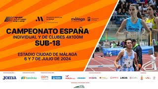 Mejores momentos del Campeonato de España de Atletismo Sub 18 de Málaga 2024 [upl. by Marla]