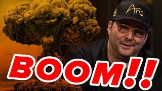 Hellmuth Goes NUCLEAR Against Twitch Poker Pro  Match 2 Round 2 A  King of the Hill 2 [upl. by Hoeve]