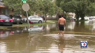 Hallandale Beach residents want city officials to provide more drainage for flooding victims [upl. by Lyn]