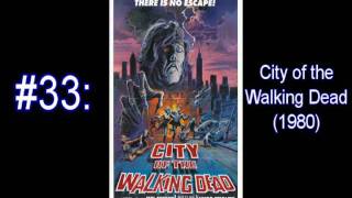 Zombie Ages Top 50 Zombie Movies [upl. by Cestar]