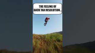 Back Taxes Takeoff The Ultimate Financial Freedom Stunt wins dirtbikes [upl. by Aehcsrop761]