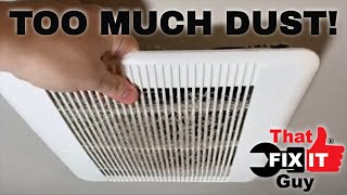 How to SUPER Clean Your Bathroom Exhaust Fan [upl. by Tenaj94]