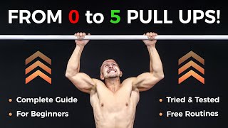 Pull Ups For Beginners  How To Get From 0 to 5 Pull Ups [upl. by Elleirb]