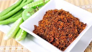 Thai Food  Fiery Shrimp Chili Paste Nam Prik Narok [upl. by Tacita]