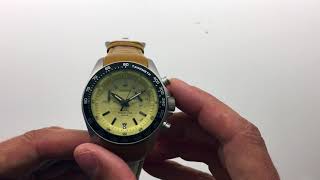 Vostok Komandirskie K39 Quartz Chrono Sand [upl. by Floeter]