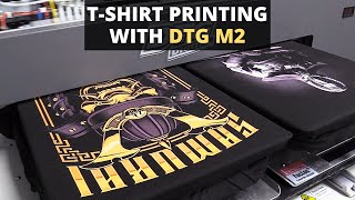 M2 DTG Printer Demonstration  Kendo and Samurai Shirts [upl. by Bresee]