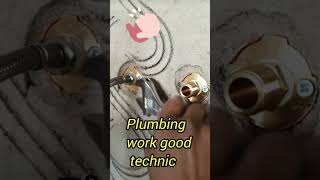 How plumbing work new idea viralvideo shortvideos shorts [upl. by Ahsratal]