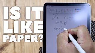 Does The iPad Mini Paperlike Screen Protector Feel Like Paper [upl. by Simone822]