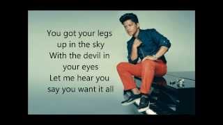 Bruno Mars Gorilla Lyric OFFICIAL LYRIC VIDEO [upl. by Ardnoel]