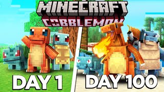 I Survived 100 Days in Minecraft Cobblemon… Here’s What Happened [upl. by Nnylirehs668]