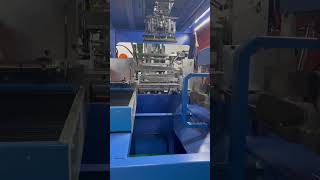 Full automatic double lock hang tags making machine chinesemachine machinegarmentaccessories [upl. by Atronna665]