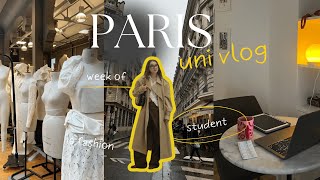 PARIS UNI VLOG  one week of a fashion student  Marangoni university [upl. by Lotsirk695]