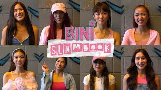 BINI answers Slambook Questions [upl. by Ayouqes460]