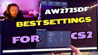 Alienware AW2725DF Best MonitorWindowsNvidia Settings for Counter Stike 2 [upl. by Jdavie]