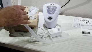 Ultrasonic nebulizer LAICA MD6026 TEST Unboxing [upl. by Goody69]